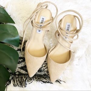 Steve Madden Suede Tie Up Heels